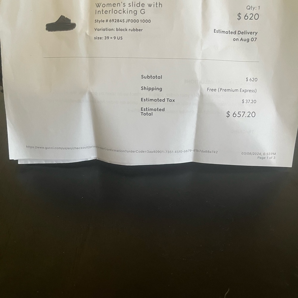 Authentic Gucci Slides, Just Like New. Has Origin… - image 5